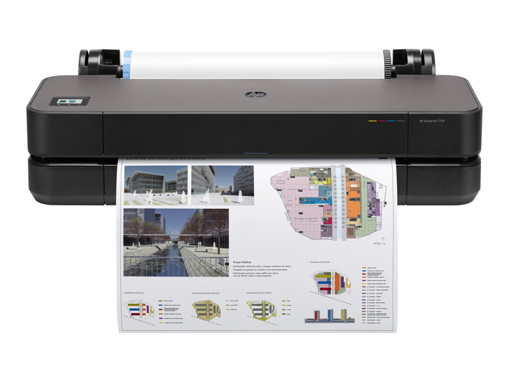HP DesignJet T250, 24", 2400×1200 dpi, Wi‑Fi, USB, LAN [3]