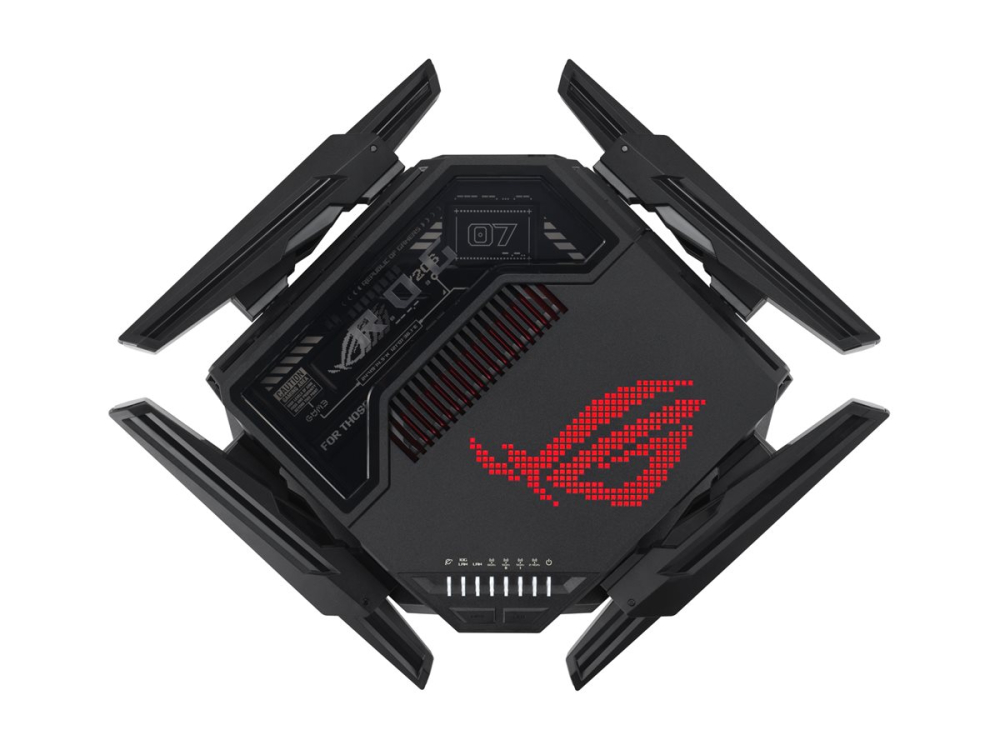 ASUS ROG Rapture GT‑BE98 Wi‑Fi 7 Gaming Router Front View [5]