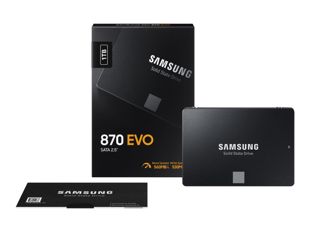 Samsung 870 EVO 1TB – SSD 2.5" SATA III, 560/530 MB/s [5]