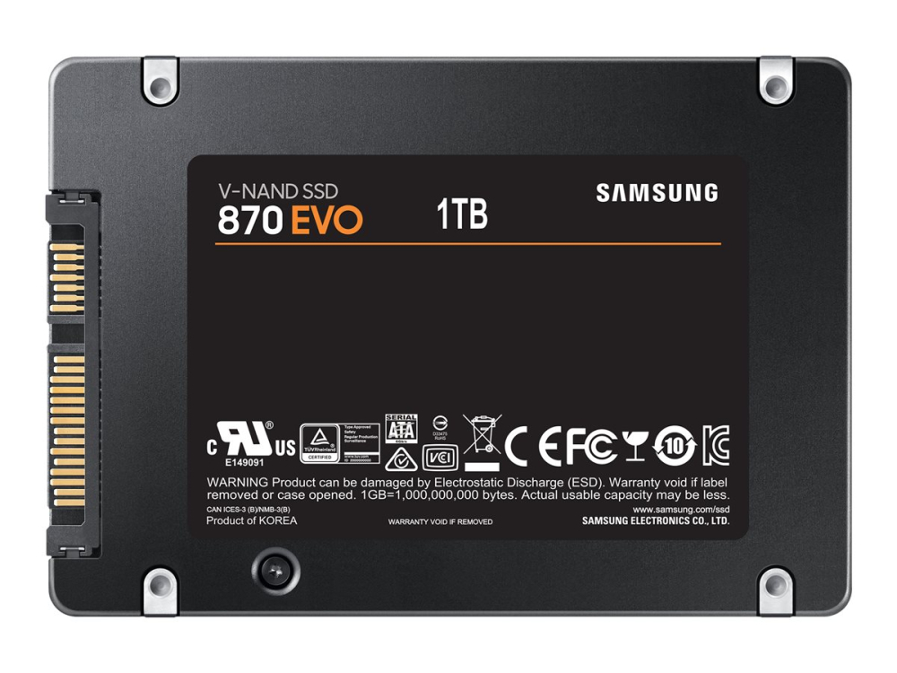 Samsung 870 EVO 1TB – SSD 2.5" SATA III, 560/530 MB/s [7]