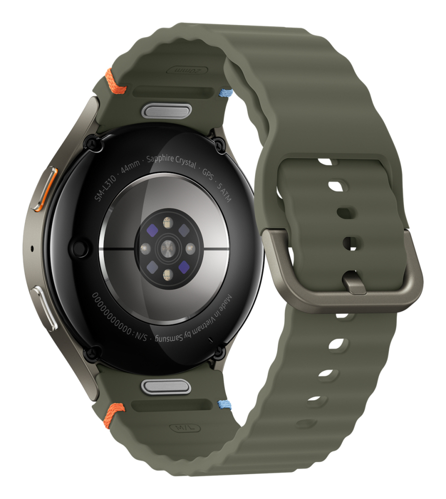 Samsung Galaxy Watch7 44mm Green – AMOLED 1.47", GPS dual‑band, 5ATM [4]