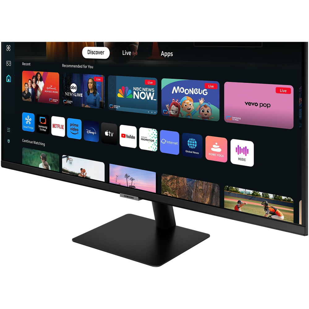 SAMSUNG Smart Monitor M7 32” 4K UHD – VA, Smart TV Apps, USB‑C 65W [5]