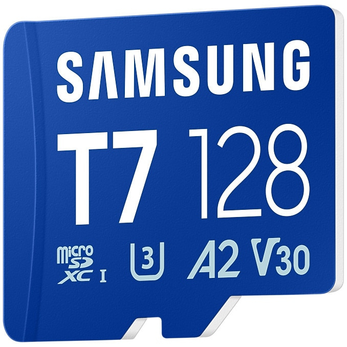 Samsung T7 microSD 128GB – 170MB/s, U3, A2, microSDXC [3]
