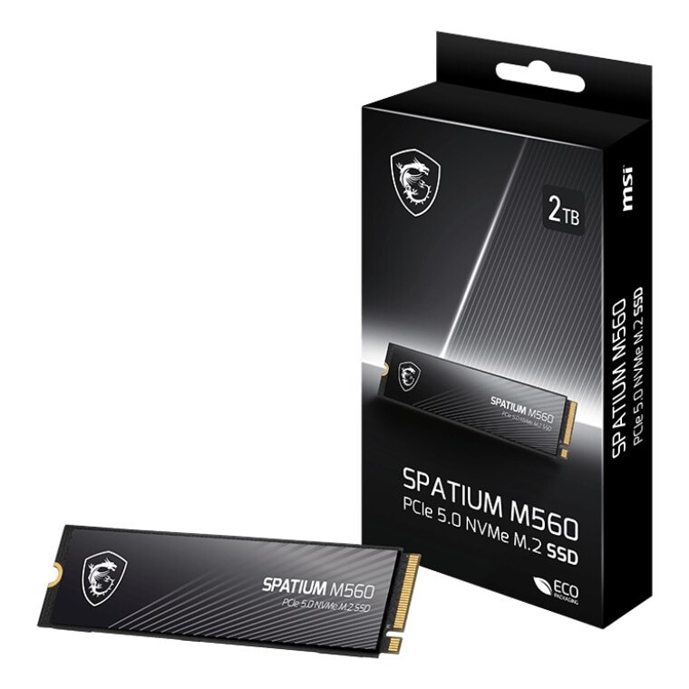MSI SPATIUM M560 1TB PCIe 5.0 NVMe SSD Front View [2]