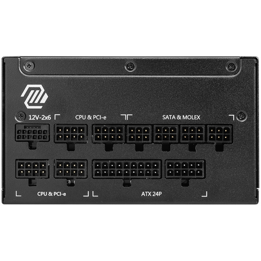 MSI MAG A1000GL PCIE5 1000W Power Supply Front View [3]