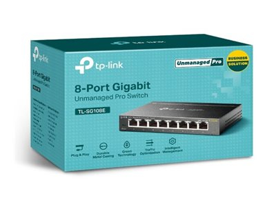 TP‑Link TL‑SG108E, Switch Easy Smart, 8× Gigabit [4]