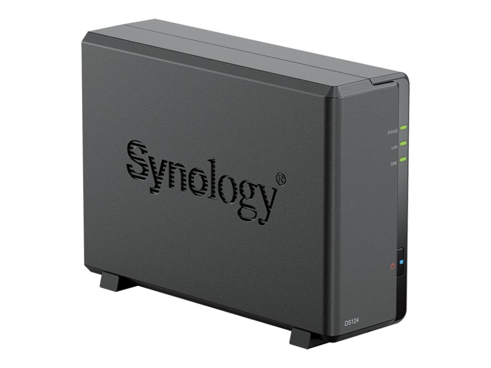 Synology DS124 – NAS 1‑Bay, Quad‑Core 1.7 GHz, 1GB DDR4 [3]