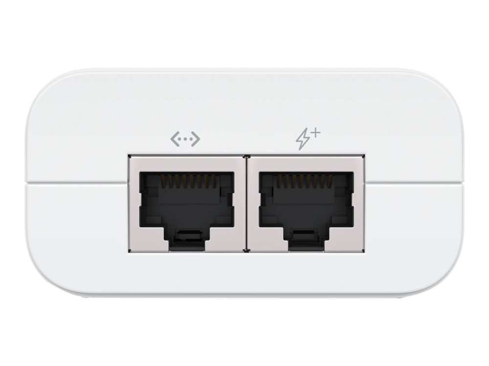 Ubiquiti U‑PoE‑AT – Injector PoE+ 30W, 802.3at [7]