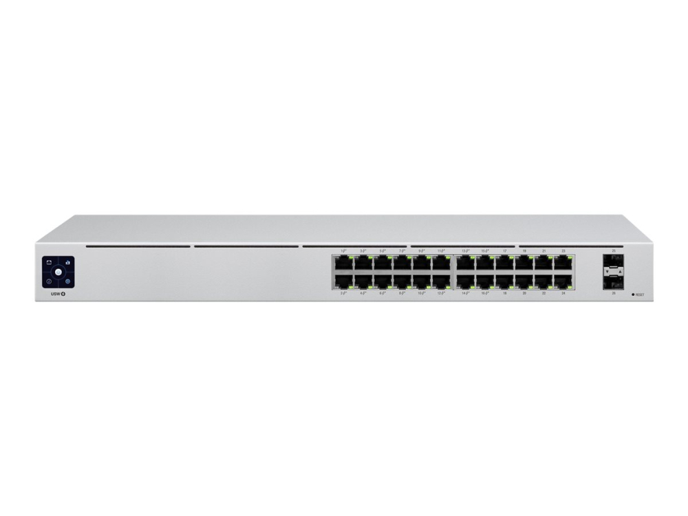 Ubiquiti USW‑24‑POE – Switch 24× Gigabit, 16× PoE+, 2× SFP, Fanless [2]