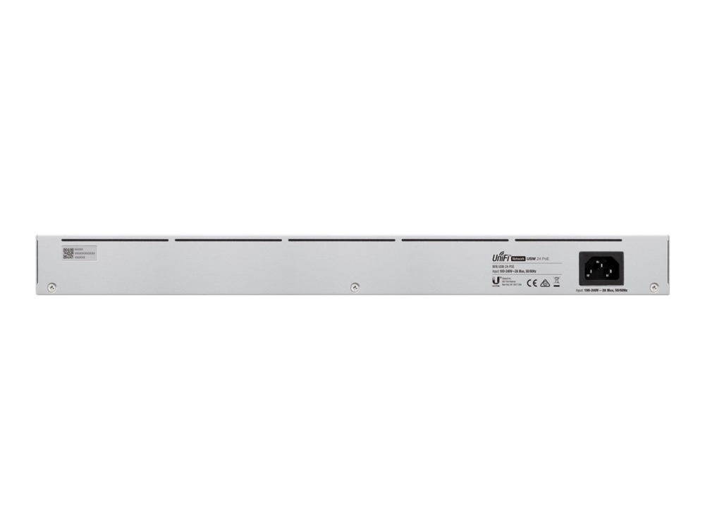 Ubiquiti USW‑24‑POE – Switch 24× Gigabit, 16× PoE+, 2× SFP, Fanless [5]