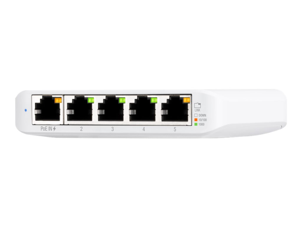 Ubiquiti USW‑Flex‑Mini – Switch Managed 5× Gigabit, PoE In, USB‑C [5]