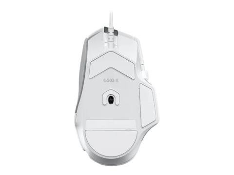 Logitech G502 X White Wired Gaming Mouse Front View [4]