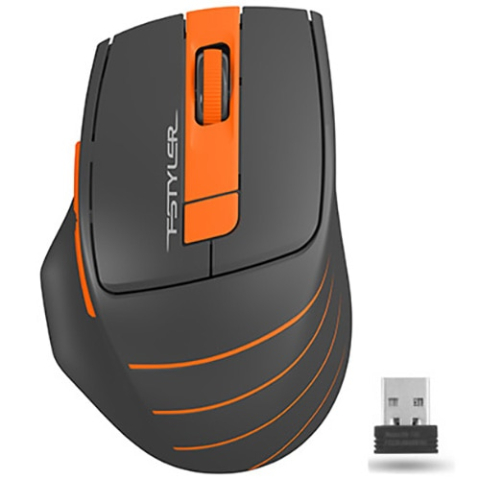 Mouse, Trackballs & Presenters - A4TECH FG30 Orange – Mouse gaming wireless 2.4 GHz, optic 2000 DPI