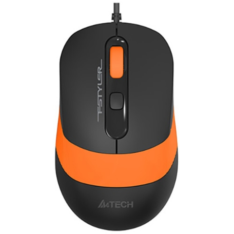 A4TECH FM10 Orange – Mouse cu fir USB, optic 1600 DPI [0]