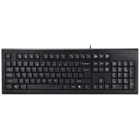 Tastaturi cu Fir - A4TECH KR‑85‑USB – Tastatură cu fir, 104 taste, USB, taste concave