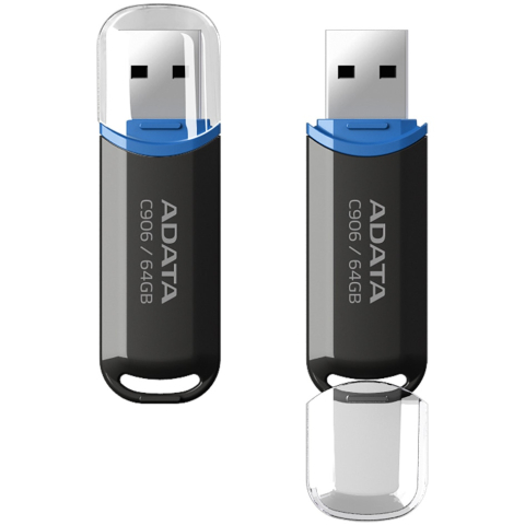 ADATA AC906 64GB – USB 2.0, cu capac, negru [1]