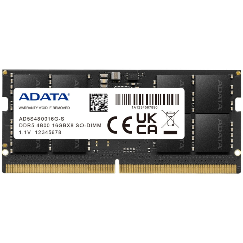 Componente - ADATA AD5S480016G‑S – SODIMM 16GB DDR5 4800 MHz