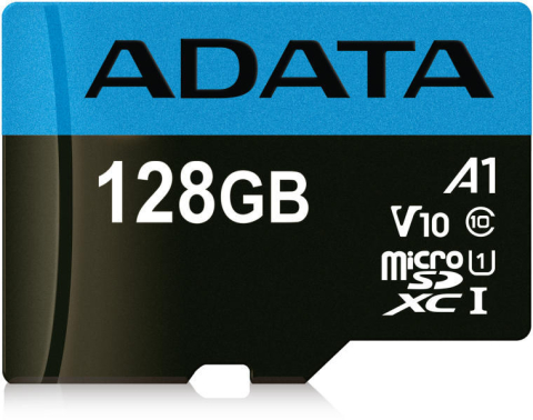 Memorii - ADATA MicroSDXC 128GB – Class 10, UHS‑I U1, 100MB/s, cu adaptor