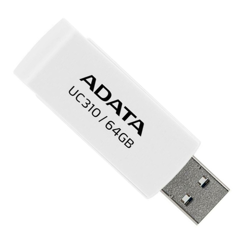 ADATA UC310 64GB – USB 3.2 Gen1, protecție slide laterală, alb [3]