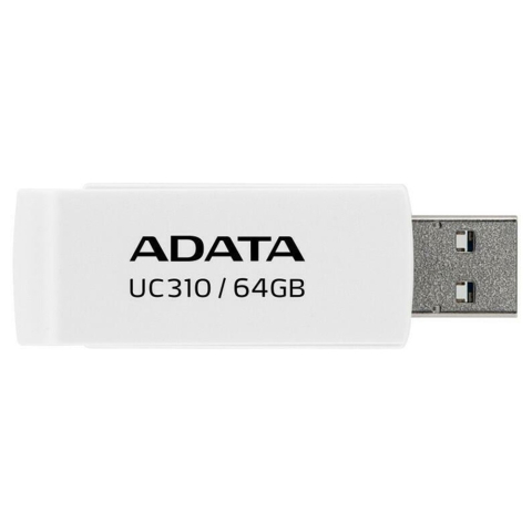 ADATA UC310 64GB – USB 3.2 Gen1, protecție slide laterală, alb [2]