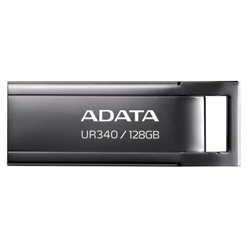 Memorii - ADATA UR340 128GB – USB 3.2 Gen1, metalic, negru, 100MB/s