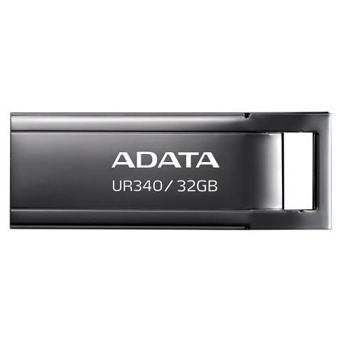 Memorii - ADATA UR340 32GB – USB 3.2 Gen1, metalic, negru, 100MB/s