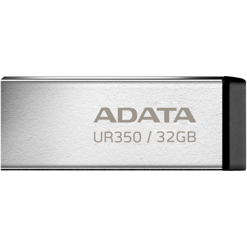 Componente - ADATA UR350 32GB – USB 3.2 Gen1, metalic, gri, retractabil