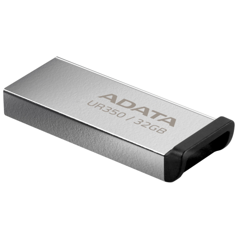 ADATA UR350 32GB – USB 3.2 Gen1, metalic, gri, retractabil [1]