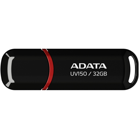 Componente - ADATA UV150 32GB – USB 3.2 Gen 1, cu capac, plastic negru – AUV150‑32G‑RBK