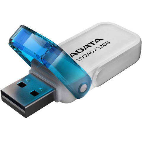 Componente - ADATA UV240 32GB – USB 2.0, cu capac, plastic, alb – AUV240‑32G‑RWH