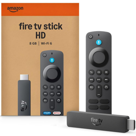 Controller Multimedia - Amazon Fire TV Stick HD Streaming 3rdG – mediaplayer HD, Wi‑Fi – B0DJGDC3BD