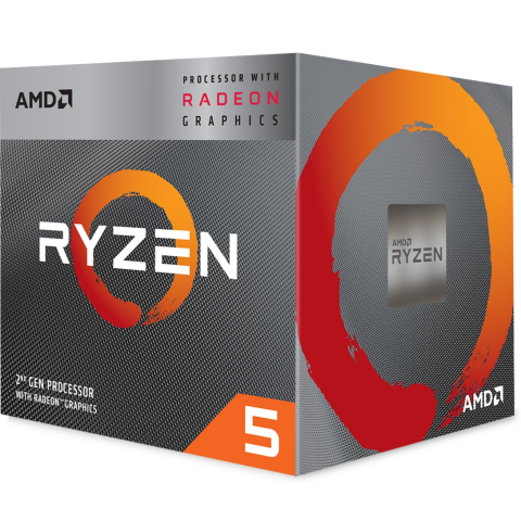 Procesoare - AMD Ryzen 5 3400G – 4C/8T, 4.2 GHz, Vega 11, 65W, AM4, BOXAMD Ryzen 5 3400G – 4C/8T, 4.2 GHz, Vega 11, 65W, AM4, BOX