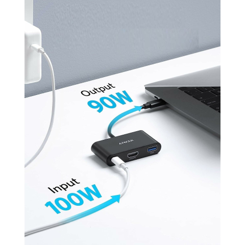 Anker Docking Station 3‑in‑1 – HDMI 4K, USB 3.2 Gen1, PD 100W – A8339HA1 [1]