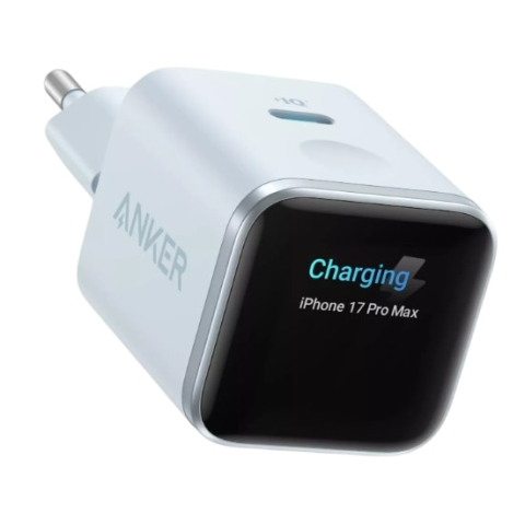 Produs Nou - Anker Nano 45W – alimentator priză fast charge, display interactiv, USB‑C – A121DG31