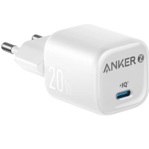 Încărcătoare & Powerbank - Anker Zolo 20W – alimentator rețea fast charge, USB‑C, alb – A2699G21