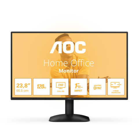 Monitoare Gaming & Consumer - AOC 24B31H – IPS 23.8" FHD, 120Hz, 1ms, Adaptive Sync