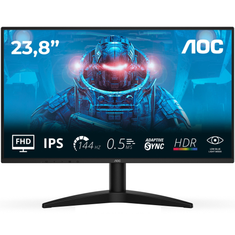 Monitoare Gaming & Consumer - AOC 24B36X – Monitor 23.8″ IPS, Full HD, 100Hz, HDMI + DisplayPort
