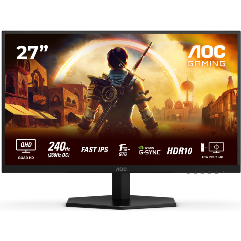Monitoare Gaming & Consumer - AOC Q27G42ZE – Monitor Gaming 27″ Fast IPS, WQHD, 180Hz