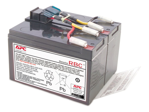 Server, Storage &  UPS - APC RBC48 – Replacement Battery Cartridge #48, Lead Acid, Hot‑Swappable