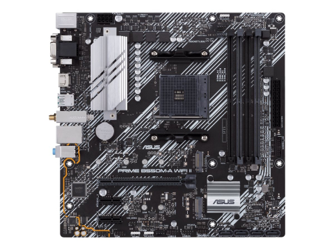Plăci de baza - ASUS PRIME B550M‑A WIFI II – AM4, DDR4 4866 OC, mATX, HDMI/DVI/VGA, Wi‑Fi 6