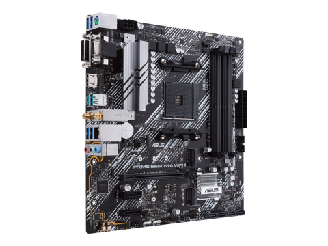 ASUS PRIME B550M‑A WIFI II – AM4, DDR4 4866 OC, mATX, HDMI/DVI/VGA, Wi‑Fi 6 [2]