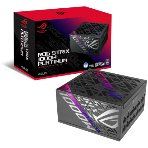 Surse de alimentare - ASUS ROG Strix 1000W Platinum – ATX 3.1, 80+ Platinum, Modulară