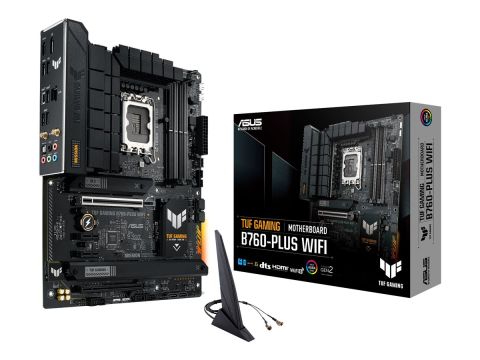 ASUS TUF GAMING B760‑PLUS WIFI – LGA1700, DDR5, PCIe 5.0, Wi‑Fi 6 [5]