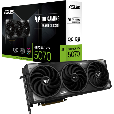 Componente - ASUS TUF Gaming GeForce RTX 5070 OC Edition 12GB GDDR7 – Placă Video
