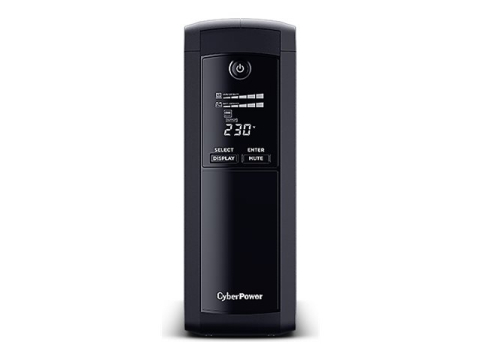 CyberPower VP1200ELCD – UPS 1200VA/720W, AVR, LCD, 4× Schuko [2]