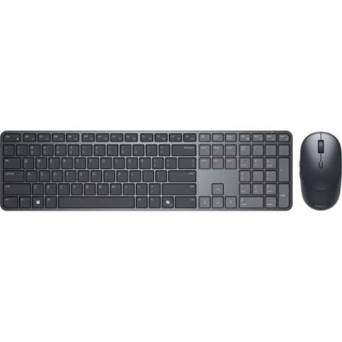 Periferice & Accesorii - Dell Pro 7 Slim KM726 – Tastatură + Mouse Wireless, Bluetooth/RF, US Intl