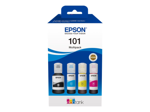 Imprimante, Scannere, Consumabile - Epson 101 Multipack – C13T03V64A, 4× flacoane, 4500/7500 pagini