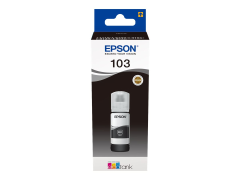 Cerneală & Cap de Printare - Epson 103 Black – Ink Refill C13T00S14A, 65 ml, 4500 pagini