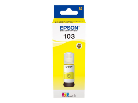 Cerneală & Cap de Printare - Epson 103 Yellow – Ink Refill C13T00S44A, 65 ml