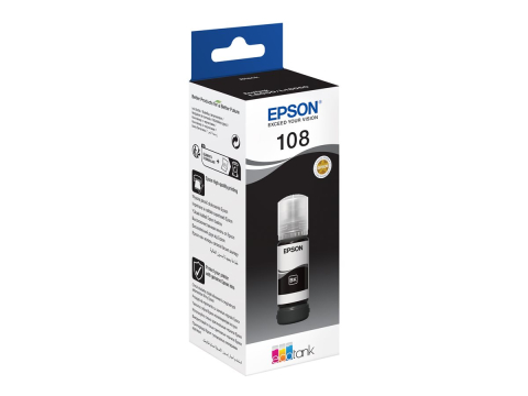 Epson 108 EcoTank Black – Cerneală Originală 70 ml, Black [1]